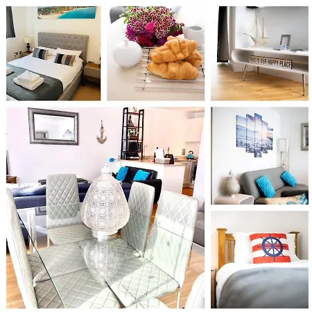 Apartment Seaview, Luxury Apartment, 2 Min Walk To Porth Beach *